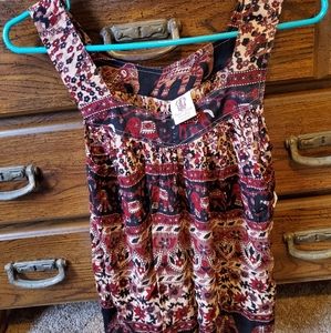 Elephant printed tank top